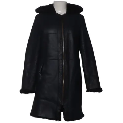 Shearlingjacka (Blå) från Massimo Dutti