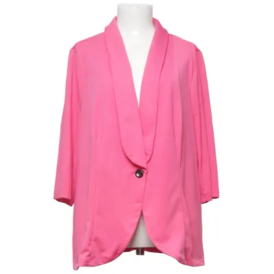 Blazer (Pink) fra Shein Curve Elastan, Polyester