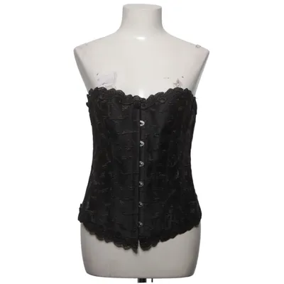 Corset (Black) from Vaacodor Elastane, Polyester