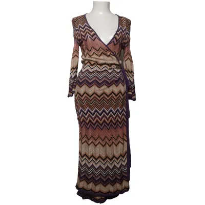 Slå-om-kjole (Lilla, Brun, Flerfarvet) fra Missoni Lindex Viscose