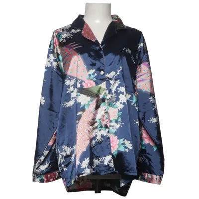 Pyjamahemd (Blau, Mehrfarbig) von Oriental Village