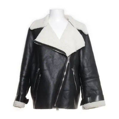 Shearlingjakke (Sort) fra Mango Casual Polyester, Polyurethan