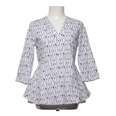 Blouse (Bleu, Blanc) de Caliban Coton, Élasthane