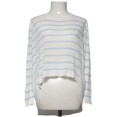 Trui (Wit, Blauw) van Oxygene Polyester, Viscose