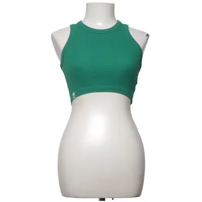 Crop top (Groen) van Barbara Katoen, Elastaan