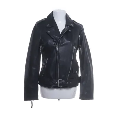 Veste de motard (Noir) de Be Edgy Coton, Élasthane, Cuir, Polyester
