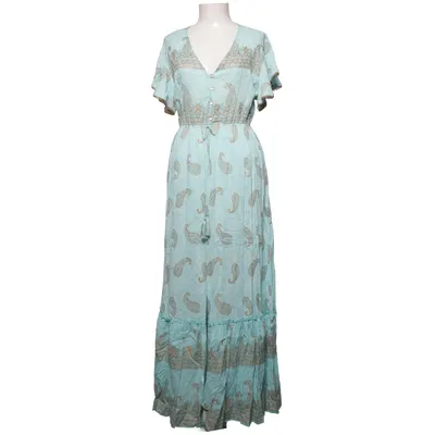 Maxikleid (Blau, Gold) von Sumitra Viskose