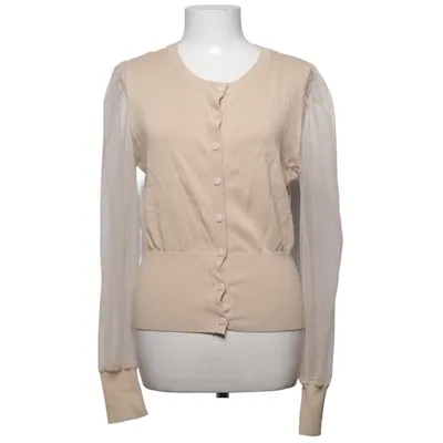 Cardigan (Beige) from Remix Cotton, Elastane, Silk, Viscose