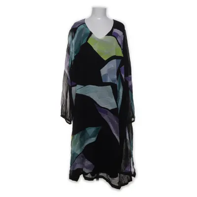 Robe (Noir, Multicolore) de Selection by Ulla Popken Viscose