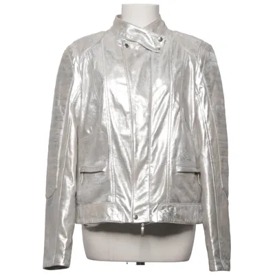 Lederjacke (Silber) von Alba Moda Leder, Polyester