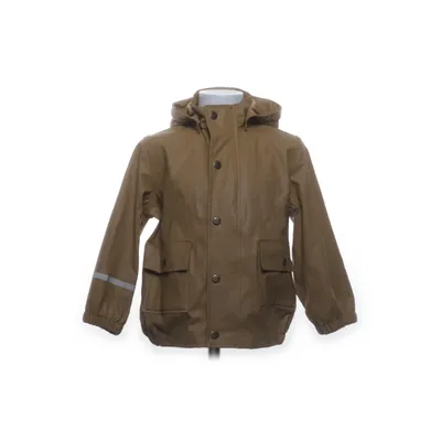 Rain jacket (Brown) from Mikk-line Polyurethane, Recycled polyester