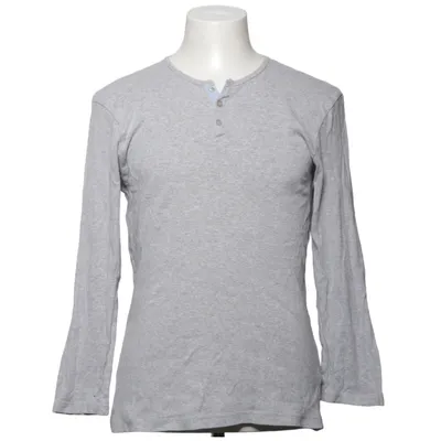 T-shirt manches longues (Gris) de Mango Man Coton biologique
