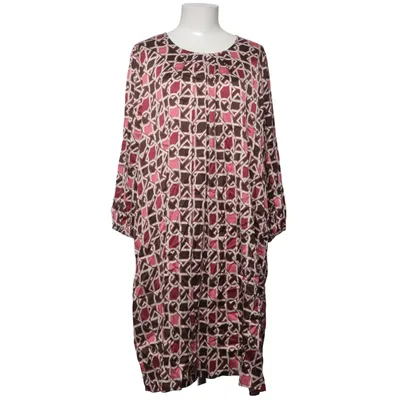 Jurk (Bruin, Roze, Beige) van Anna's Dress Affair Elastaan, Viscose