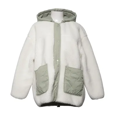 Veste d'hiver (Vert, Blanc) de Pull & Bear Polyester