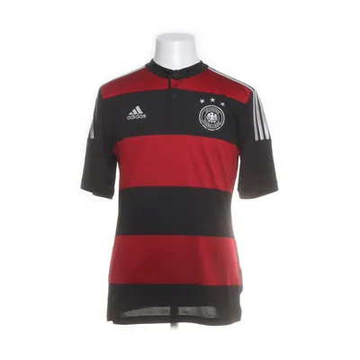 Voetbalshirt (Zwart, Rood) van Adidas Polyester