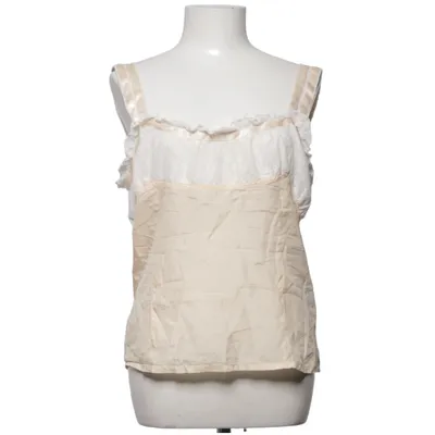 Tanktop (Beige, Wit) van By Malene Birger Polyamide, Zijde