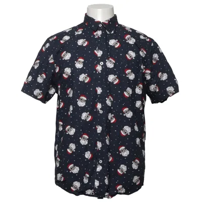 Korte mouwen shirt (Blauw, Meerkleurig) van Primark Katoen