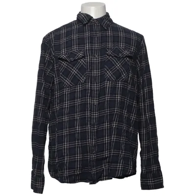 Chemise en flanelle (Bleu, Beige) de Bluewear Coton