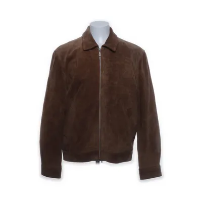 Læderjakke (Brun) fra MDK Polyester