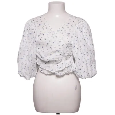 Wrap blouse (White, Blue, Multicolored) from Bik Bok Organic cotton