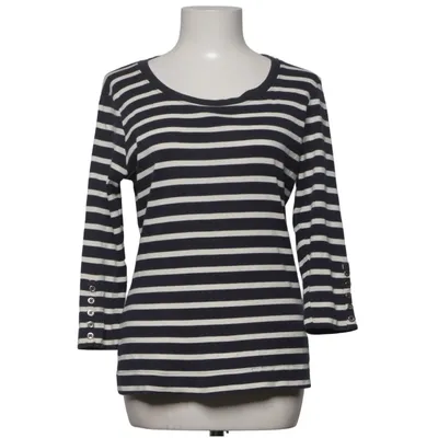 Långärmad t-shirt (Blå, Vit) från Basic U Bomull