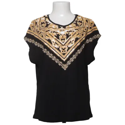 T-shirt (Noir, Multicolore) de Jean Pascale Polyester, Viscose
