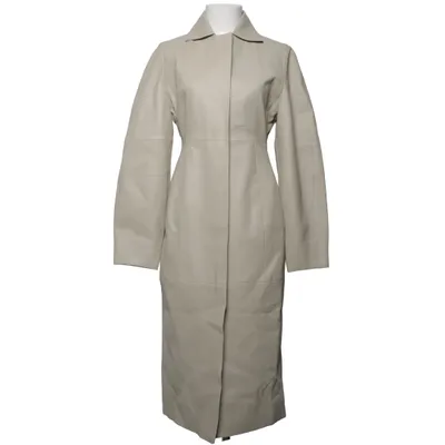 Läderkappa (Beige) från COS Skinn