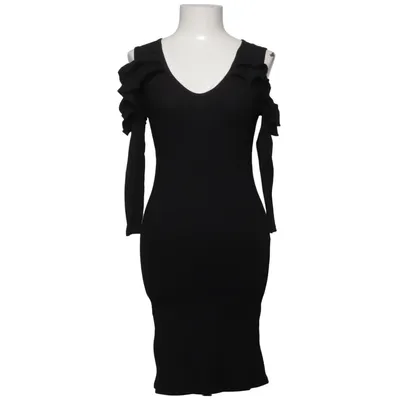 Jurk (Zwart) van Voyelles Katoen, Polyester