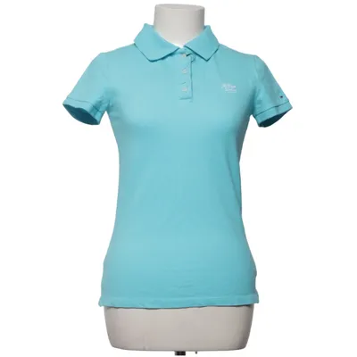 Poloshirt (Blauw) van Tommy Hilfiger Denim Katoen, Elastaan
