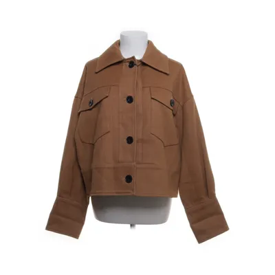 Jakke (Brun) fra Meotine Bomuld, Rævepels, Polyester, Viscose