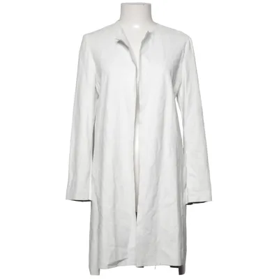 Manteau (Blanc, Gris) de Zelante Élasthane, Polyester