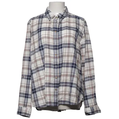Flanellen overhemd (Wit, Blauw, Grijs) van Yessica by C&A Katoen