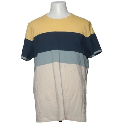 T-shirt (Blauw, Geel, Beige) van Dressmann Katoen