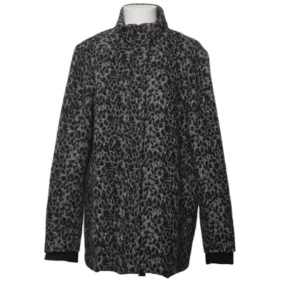 Jas (Zwart, Grijs) van Fransa Polyester, Wol