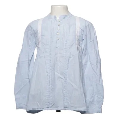 Blouse (Blue, White) from Alana Cotton
