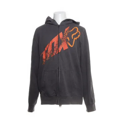 Huvtröja (Grå) från Fox Bomull, Polyester