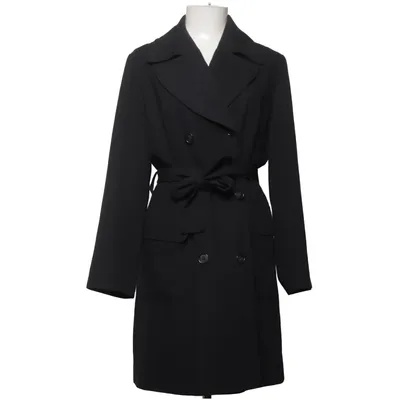 Manteau (Noir) de Ebba Jensen Polyester, Viscose