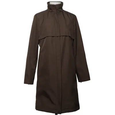 Regnfrakke (Brun) fra Sisley Polyester, Polyurethan