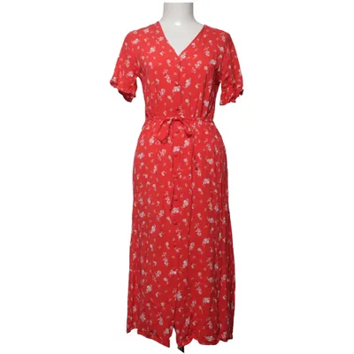 Wrap dress (Red, White) from Chiquelle Viscose