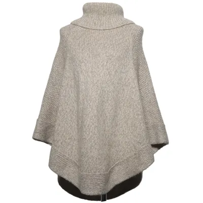 Poncho (Beige) from Joules Knitwear Acrylic, Alpaca wool, Viscose