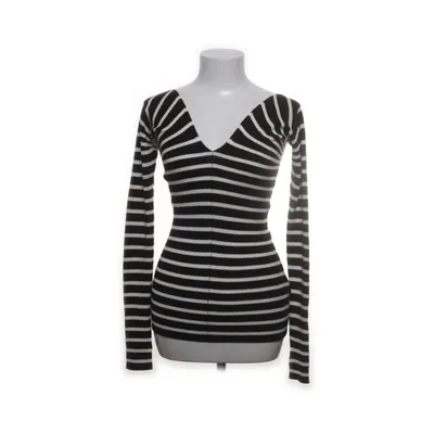 Tröja (Svart, Vit) från Arket Polyester, Ull