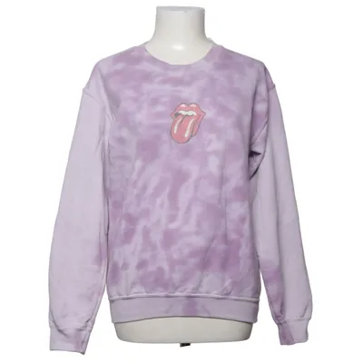 Sweatshirt (Purple, White) from The Rolling Stones Cotton, Polyester