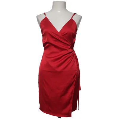 Robe portefeuille (Rouge) de Linn Ahlborg x NA-KD Élasthane, Polyester