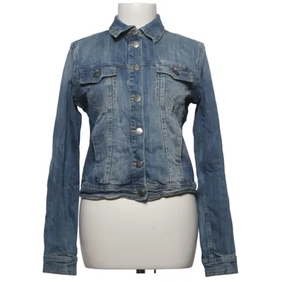 Denim jacket (Blue) from Fransa Jeans Cotton, Elastane