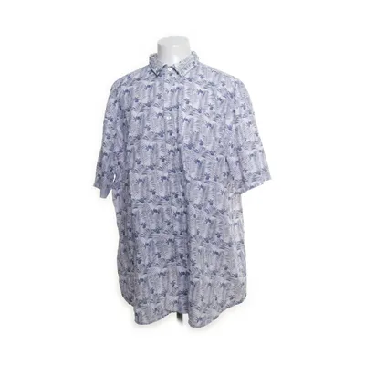 Short sleeve shirt (White, Blue) from Babista Cotton