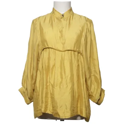 Blouse (Jaune) de Massimo Dutti Woman Soie