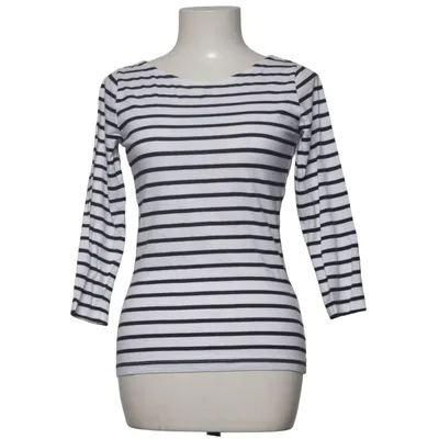 Lange mouwen shirt (Wit, Blauw) van 365 Three-Sixty-Five Katoen, Elastaan