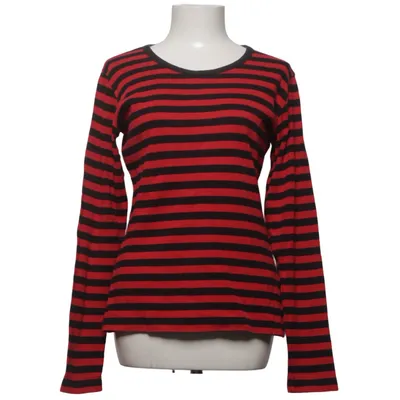 Long sleeve T-shirt (Red, Black) from Uno Danmark Cotton