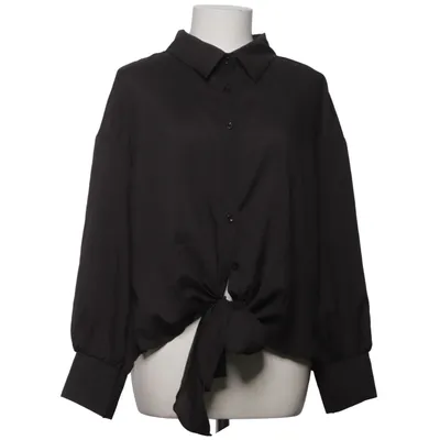 Chemise (Noir) de Shein Curve Élasthane, Polyester