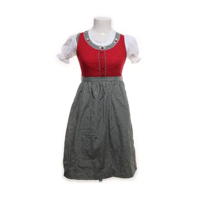 Dirndl (Red, Multicolored) from Usar Drachten Polyester, Cotton
